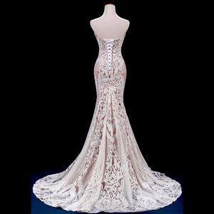 Mermaid Sweetheart v neckline wedding dress-NEW